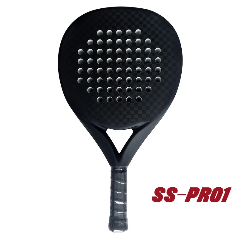 ຮູບຮ່າງຮອບ 12K Carbon Fiber Padel Racket