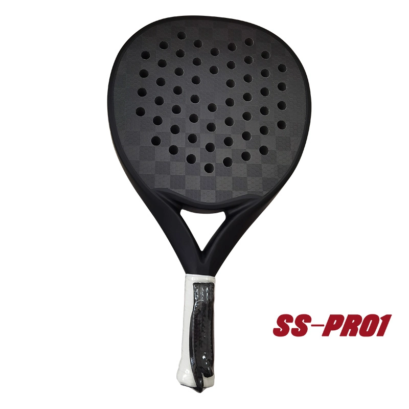 ຮູບຮ່າງຮອບ 18K Carbon Fiber Padel Racket